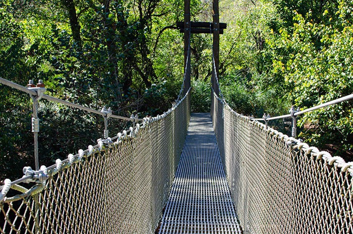 First Broad River Trail Suspension Bridge