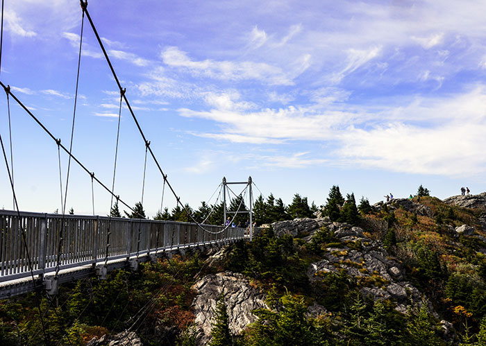 Grandfather Mountain Mile High Swinging Bridge