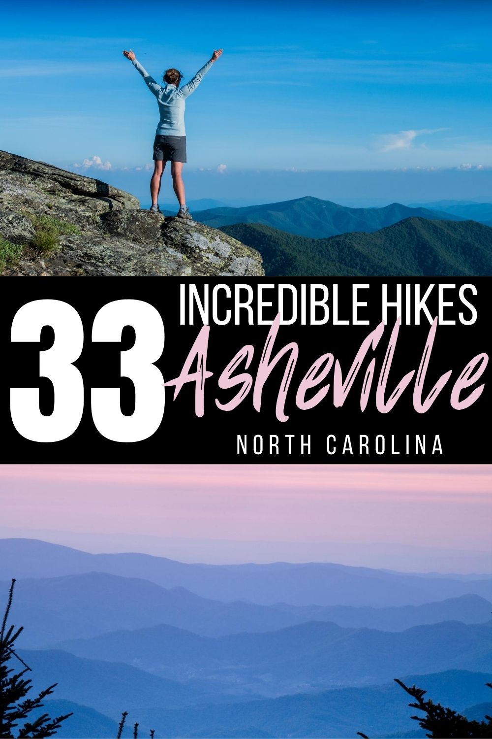 75 Great Hikes Near Asheville NC Within A 2 Hour Drive   Asheville Hikes Pinterest Image 