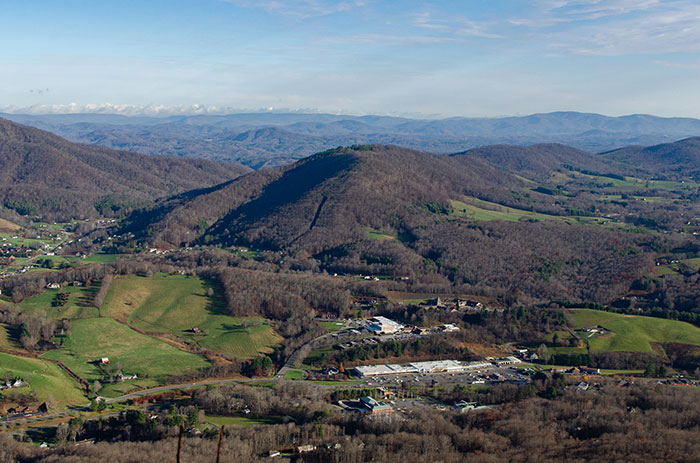 Western North Carolina View from Mount Jefferson