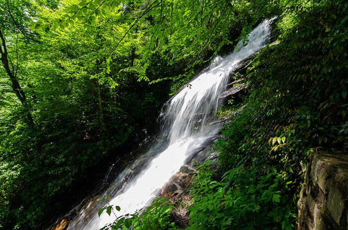 EB Jeffress Park cascading falls