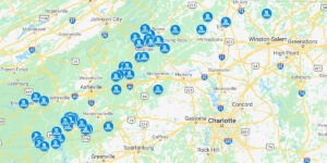 Map of Waterfalls in Western NC (50+ of the Best!)