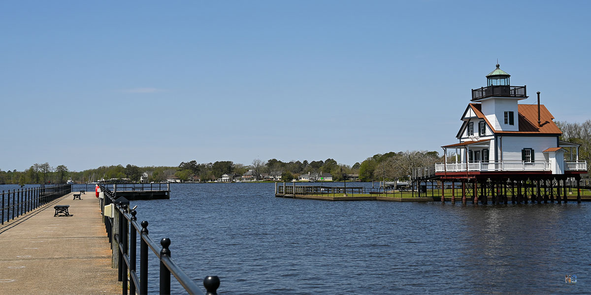 The Historic 1886 Roanoke River Lighthouse in Edenton NC