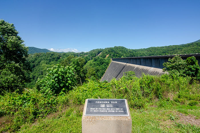 Fontana Dam in Western North Carolina