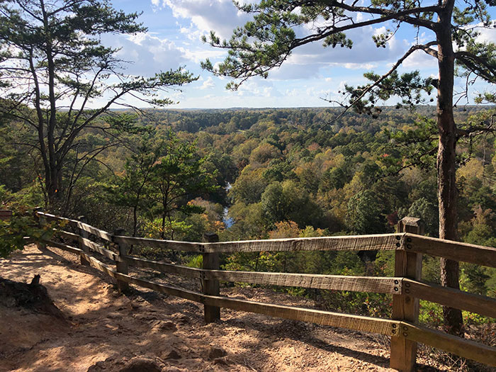 Hiking Trails in North Carolina Occoneechee Mountain Hillsborough NC