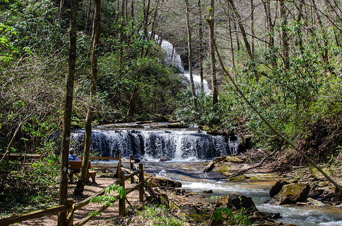 Pearsons Falls in Polk County Western North Carolina