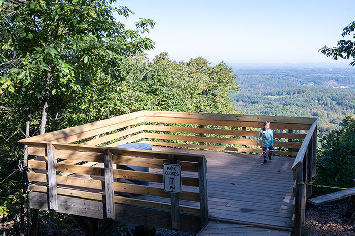 Hiking Trails in North Carolina Hickory NC Bakers Mountain Hiking