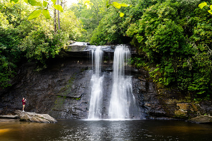 Kid Friendly Waterfalls in North Carolina Silver Run Falls
