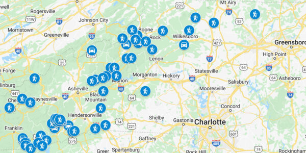 Map of Waterfalls in Western NC (50+ of the Best Listed!)