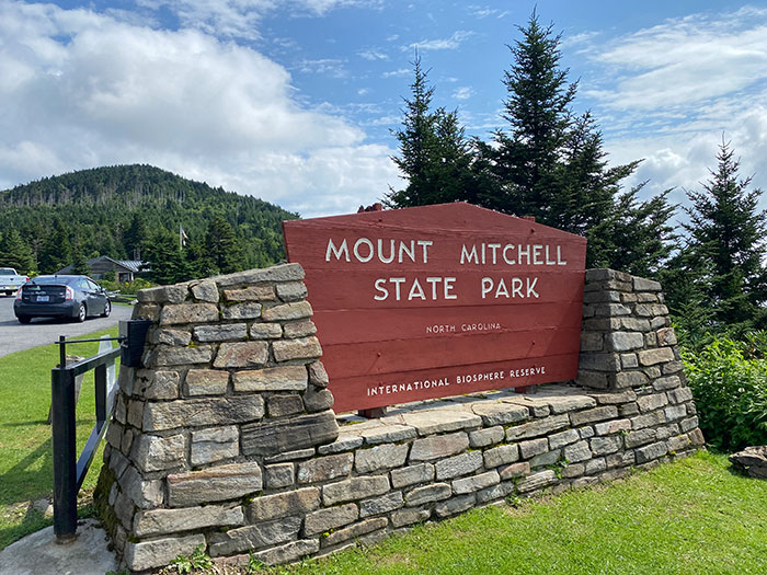 Mount Mitchell State Park Entrance